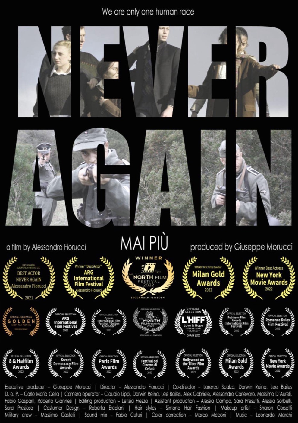 MAI PIU / NEVER AGAIN film poster